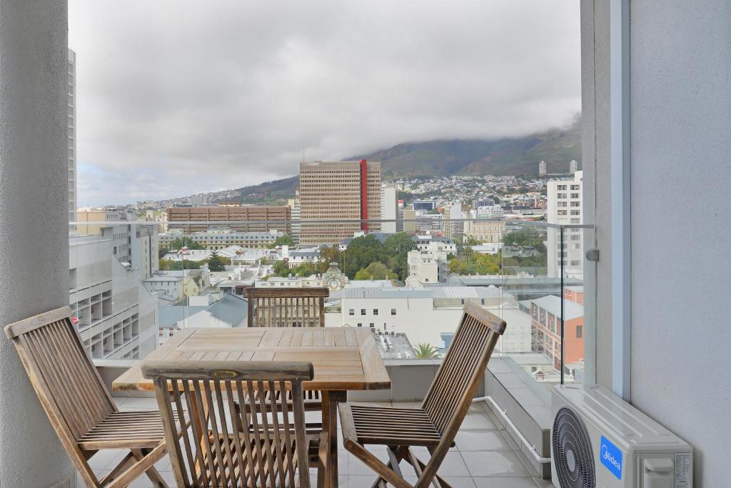 Balkon met Tafelberg